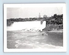 Old Vintage Photo NIAGARA FALLS WATERFALL LANDSCAPE SNAPSHOT PHOTOGRAPH PICTURE picture