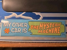 Cartoon Network Bumper Sticker Scooby-Doo The Mystery Begins Movie Very Rare picture