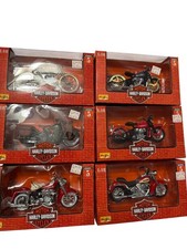 Harley-Davidson Maisto 1:18 Scale 1998 Series 5 Complete Set Die-Cast Motorcycle picture
