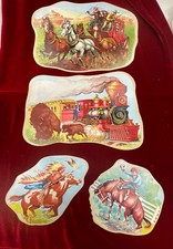 1956 WESTERN SET Con-Tact Cut-Out ~ RARE ~ picture