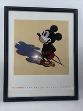 WAYNE THIEBAUD LITHOGRAPH PRINT FRAMED POP ART TOY MICKEY 30x24 Rare 1988 picture
