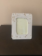 LENOX CHERRY BLOSSOM Floral Gold Bone China 5x7 Porcelain Picture Frame picture