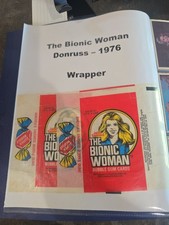 1976 Donruss Bionic Woman Card Set With Wrappers Amazing Condition picture