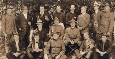 WWI Army NY National Guard Soldiers Real Photo Postcard RPPC  picture