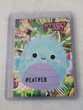  Squishmallow Series 1 Trading Card STREET ART Heather the Dragonfly ST #3 picture