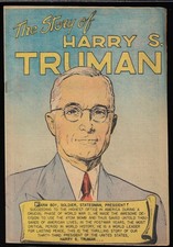 1948 Harry Truman Life Story Prez Campaign Comic Book Evolution of Campaign Bios picture