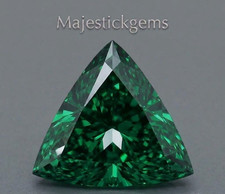 0.50 Ct Triangle Cut Lab Grown Diamond Loose Stone Green D Grade VVS1 Certified picture