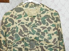 Camo Duck Hunter South Korean Vietnam ROK Size Medium SHIRT & PANTS Camoflage picture