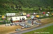 Cherokee, North Carolina ~ Aerial View Of Santa's Land ~ Postcard COPY #83227 picture