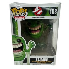 FUNKO POP #108 SLIMER GHOSTBUSTERS - VINYL FIGURE BOBBLEHEAD BOX DAMAGE picture