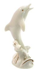 Lenox Porcelain Dolphin High Leap Water Breaching Figurine Hand Crafted 4