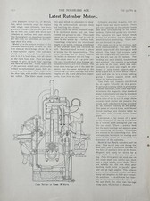 1914 Report Rutenber Motor Co Marion IN Models 38 & 27 Four Cylinder Motors picture