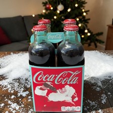 Coca-Cola 125th Anniversary 2011 Special Edition 4-Pack Vintage Bottles picture