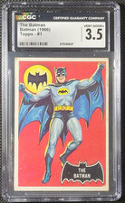 1966 Topps Batman #1 CGC 3.5 The Batman RC Rookie NOT PSA picture