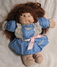 Vintage 1978-1983 O. O. A. INC Cabbage Patch Kid Auburn Corn Silk Hair 1 Tooth picture