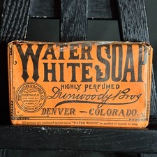 Antique Water White Soap NOS Dunwoody Bros Denver Procter Gamble Early 1900s picture