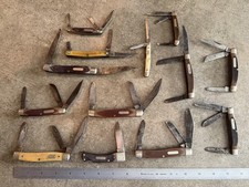 Lot of 13 Vintage Schrade & Schrade Walden Pocketknives Pocket Knife Lot picture