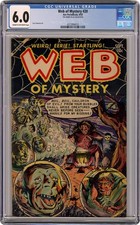 Web of Mystery 20 CGC 6.0 Witch Conjures Ghouls BOBBY BLUE COPY Ace 1953 Cameron picture
