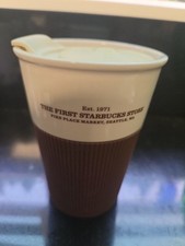 2012 Starbucks Coffee 8oz Travel Cup “Est. 1971, The First Starbucks Store” Rare picture