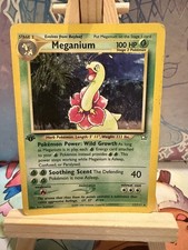 Meganium 11/111 Neo Genesis 1st Edition Holo Rare English Pokémon TCG picture