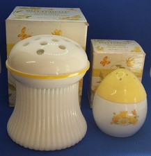 Avon Vintage Boxed Collectable Buttercup Flower Holder & Salt Shaker PLEASE READ picture