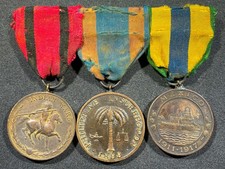 RARE Indian Wars Philippine Mexico US Army AND Navy Military Medal Bar NUMBERED picture