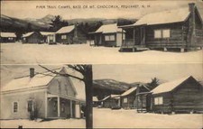 Pequaket New Hampshire NH Piper Trail Camps Cabins Vintage Postcard picture