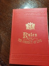 1927 Rules for The Conduct of life  Freemasonry masonic/695 picture