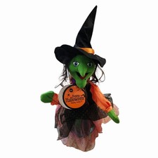Animated Musical Witch Plush Moves Talks Gets Tall I Put A Spell On You NWT picture