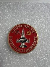USAF 18th Squadron Aggressors Rare Challenge Coin picture