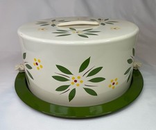 Temp-tations By Tara Metal Cake Carrier & Lid picture
