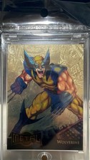 1995 Fleer Marvel Metal Gold Blaster Wolverine #18/18 Limited Edition + Bonus picture