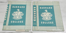 Barnard College Book Cover Vintage 1960's Brooklyn NYC Girls College set of 2 picture
