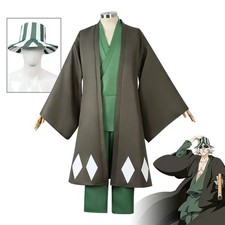 Japanese anime Animation Bleach Urahara Kisuke Cosplay Costume with hat picture