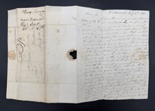 1815 ALS: Land Dispute & Legal Inquiry - Richmond, VA to Boston picture