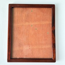 VTG RareWoods Picture Frame 8X10 Solid Rosewood Mahogany Burlingame CA EUC picture