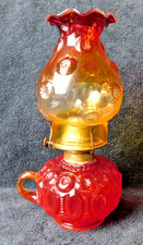 Vintage L.E. Smith Glass Amberina 