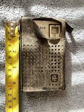 Vintage Panasonic Solid State 4” AM Transistor Radio Org Case - R-1038 - Works picture