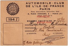 KATHARINE HEPBURN - AUTOMOBILE CLUB - PARIS + PASSPORT PHOTO - SPENCER TRACY picture