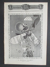 1912 CHRISTMAS XMAS ISSUE SANTA CLAUS 'A NAT'L CALAMITY' HARPER'S WEEKLY picture