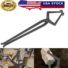 Blacksmith Pick Up Tongs Hammer Eye Tongs for Forging Hammer Blacksmithing Tool picture