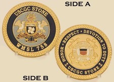 USCGC Stone WMSL 758 Coast Guard Challenge Coin  3#B picture