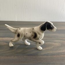 Vintage Unmarked Porcelain Ceramic English SETTER Hunting Hound DOG Figure picture