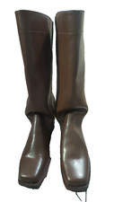 Civil War Stove Pipe Boots Genuine Leather Common Boot 1847-1900 picture
