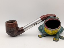 Vintage Medico Ventilator Bent Billiard Radiator Estate Tobacco Pipe picture