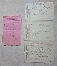 Four 1887 antique prescriptions - Morphine, Opium & Ergot picture