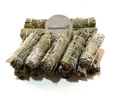 NessaStores CA White Sage + Eucalyptus Smudge Stick 4