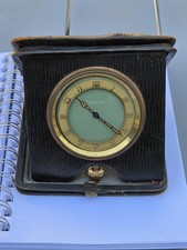 Antique 1920s EBEL 8 Day Travel Clock John J Kingsley Boston French Case, Repair picture