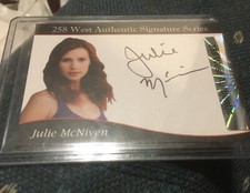 258 West Authentic Signatures Series Julie McNiven Autographed Card ~ 81  of 258 picture
