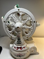Lenox Holiday Ferris Wheel Centerpiece Holiday Christmas Rare Avon picture